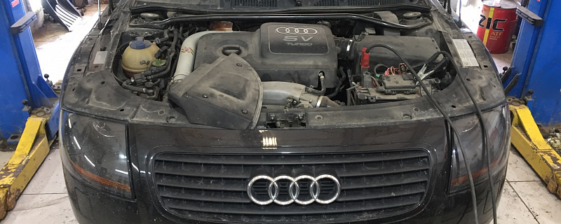 Audi TT 8N 1.8 Turbo BAM 225ps Bosch ME7.5.5 - отключение контроля состояния катализатора / нижнего датчика кислорода (лямбда-зонд) перевод на евро 2, редактирование прошивки от IMS-TUNING (Москва)